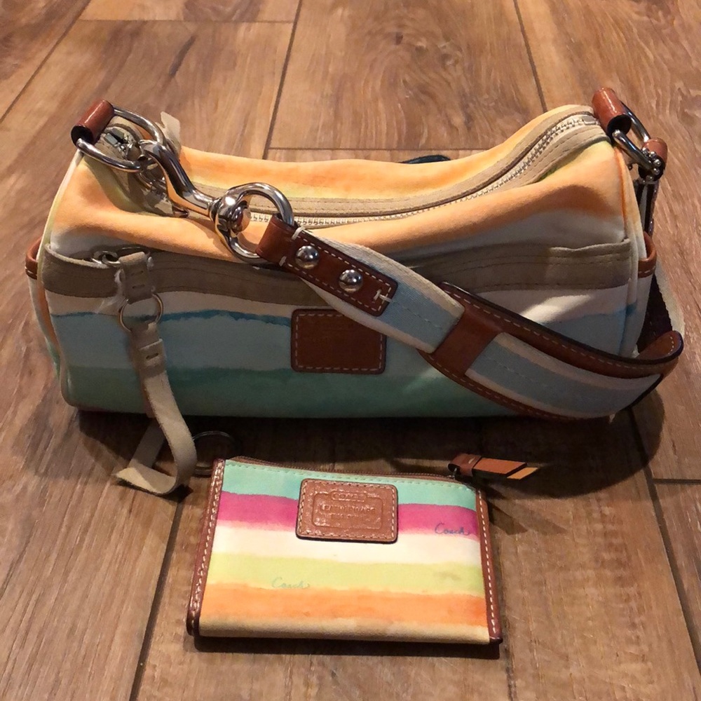 Coach Shoulder Bag with Wallet